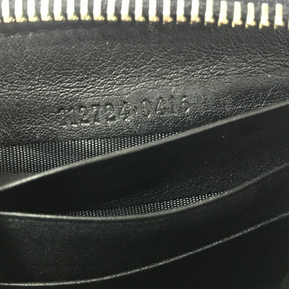 【現状渡し品】【メンズ】 GUCCI グッチ グッチシマ ラウンドファスナー ウォレット 112724 長財布 181-260908-na-12-tagh カラー：ブラック 万代Net店