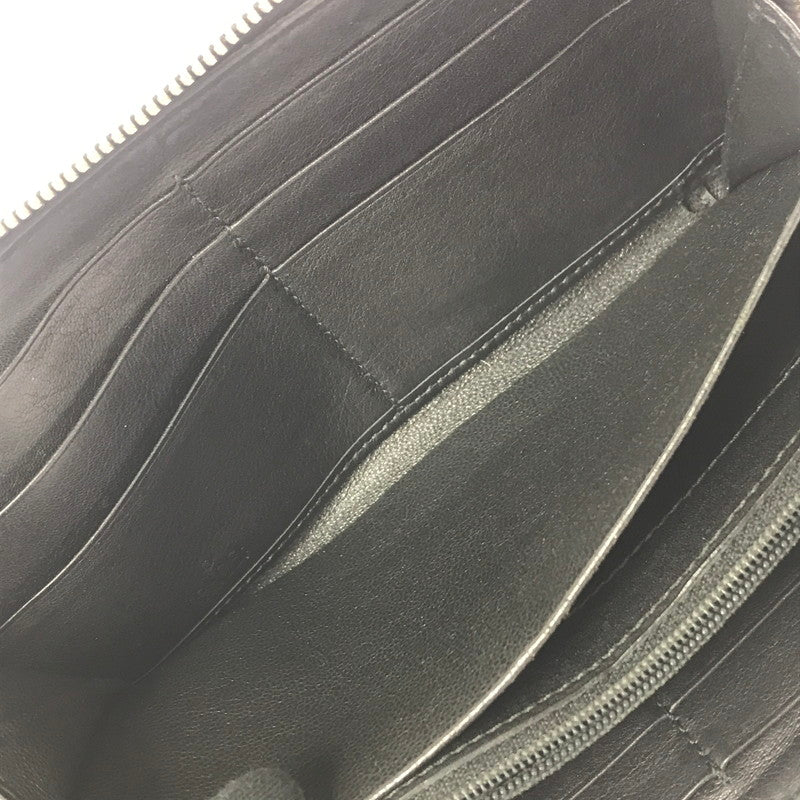 【現状渡し品】【メンズ】 GUCCI グッチ グッチシマ ラウンドファスナー ウォレット 112724 長財布 181-260908-na-12-tagh カラー：ブラック 万代Net店