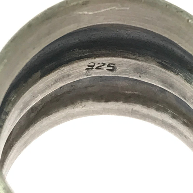 【中古品】【メンズ】 SV925 BRAIDED DESIGN RING シルバー925 編み込み デザイン リング 指輪 アクセサリー 192-260906-rt-26-tagh カラー：シルバー 万代Net店