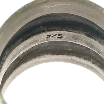 【中古品】【メンズ】 SV925 BRAIDED DESIGN RING シルバー925 編み込み デザイン リング 指輪 アクセサリー 192-260906-rt-26-tagh カラー：シルバー 万代Net店