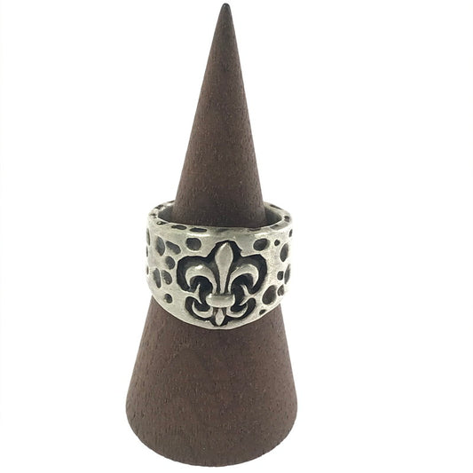 【中古品】【メンズ】 SV925 FLEUR-DE-LIS RING シルバー925 フルール ド リス リング 指輪 アクセサリー 192-260906-rt-27-tagh カラー：シルバー 万代Net店