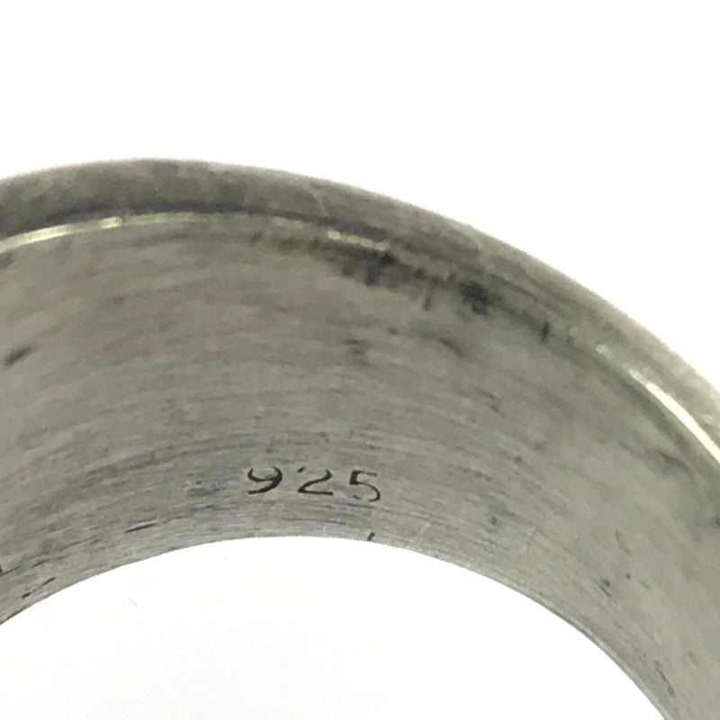【中古品】【メンズ】 SV925 BLACK STONE FIRE PATTERN RING ブラック ストーン ファイヤー パターン リング アクセサリー 192-260906-rt-29-tagh カラー：シルバー 万代Net店