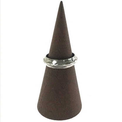 【現状渡し品】【メンズ】 STERLING スターリング EAGLE MOTIF IMPRINT STAMP WORK RING イーグルモチーフ スタンプワーク リング アクセサリー 191-260906-rt-24-tagh カラー：シルバー 万代Net店