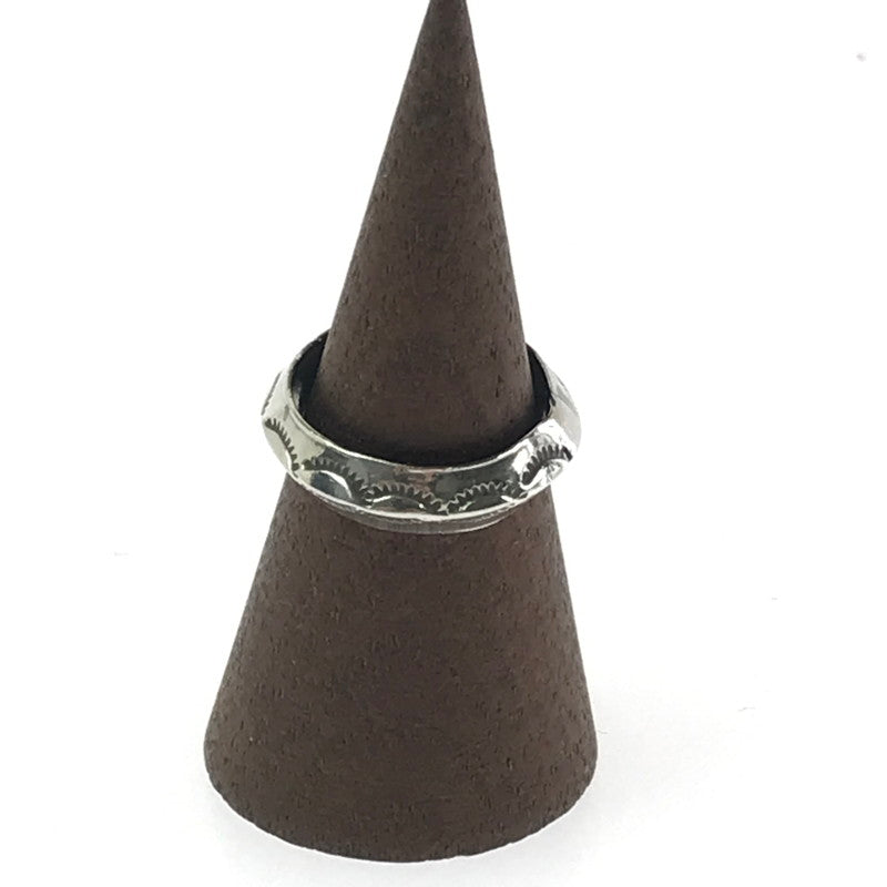 【現状渡し品】【メンズ】 STERLING スターリング EAGLE MOTIF IMPRINT STAMP WORK RING イーグルモチーフ スタンプワーク リング アクセサリー 191-260906-rt-24-tagh カラー：シルバー 万代Net店