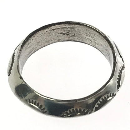 【現状渡し品】【メンズ】 STERLING スターリング EAGLE MOTIF IMPRINT STAMP WORK RING イーグルモチーフ スタンプワーク リング アクセサリー 191-260906-rt-24-tagh カラー：シルバー 万代Net店
