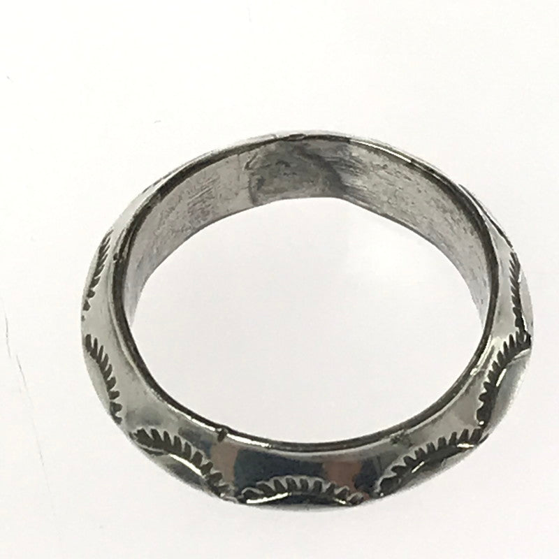 【現状渡し品】【メンズ】 STERLING スターリング EAGLE MOTIF IMPRINT STAMP WORK RING イーグルモチーフ スタンプワーク リング アクセサリー 191-260906-rt-24-tagh カラー：シルバー 万代Net店