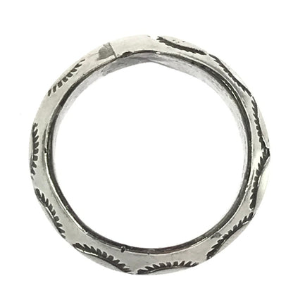 【現状渡し品】【メンズ】 STERLING スターリング EAGLE MOTIF IMPRINT STAMP WORK RING イーグルモチーフ スタンプワーク リング アクセサリー 191-260906-rt-24-tagh カラー：シルバー 万代Net店