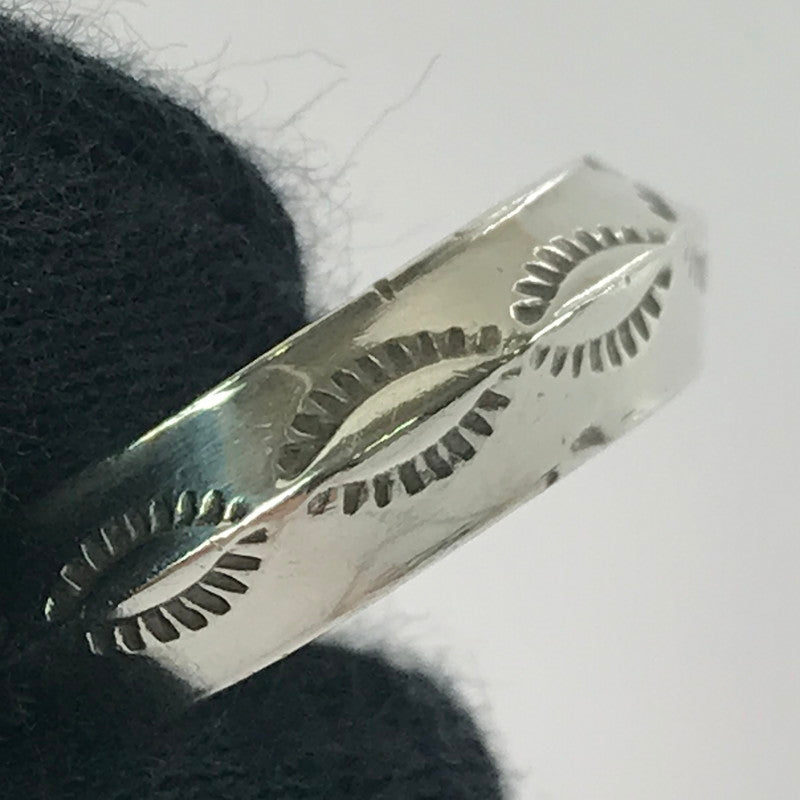 【現状渡し品】【メンズ】 STERLING スターリング EAGLE MOTIF IMPRINT STAMP WORK RING イーグルモチーフ スタンプワーク リング アクセサリー 191-260906-rt-24-tagh カラー：シルバー 万代Net店