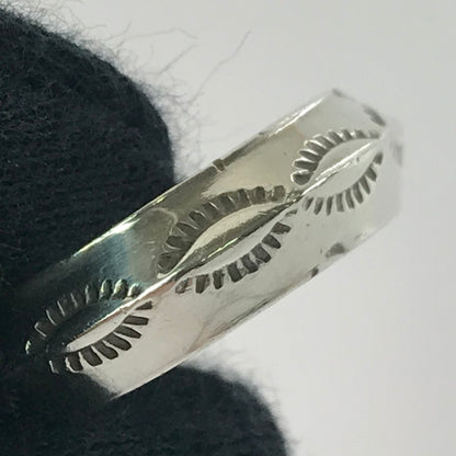 【現状渡し品】【メンズ】 STERLING スターリング EAGLE MOTIF IMPRINT STAMP WORK RING イーグルモチーフ スタンプワーク リング アクセサリー 191-260906-rt-24-tagh カラー：シルバー 万代Net店