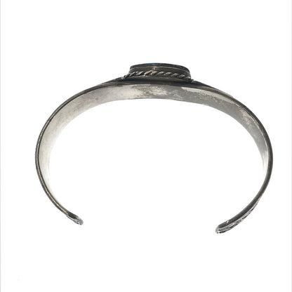 【現状渡し品】【メンズ】 USED TURQUOISE STAMP WORK BANGLE ターコイズ スタンプ ワーク バングル アクセサリー 191-260907-na-10-tagh カラー：シルバー 万代Net店