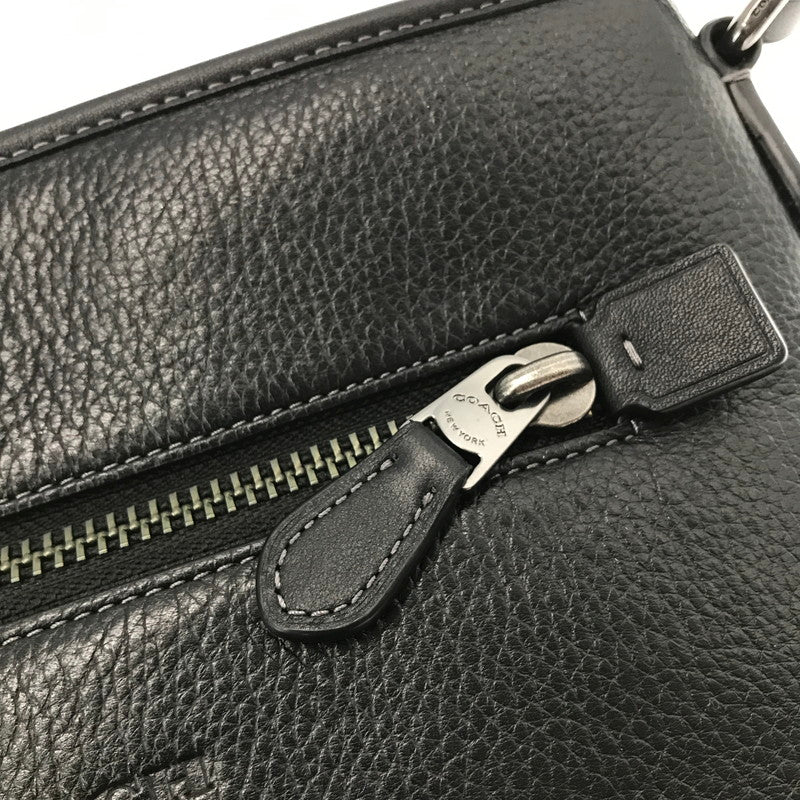 【中古品】【メンズ】 COACH コーチ SLIM MESSENGER BAG BLACK CT833 スリム メッセンジャーバッグ カバン 180-260904-rt-23-tagh カラー：ブラック 万代Net店