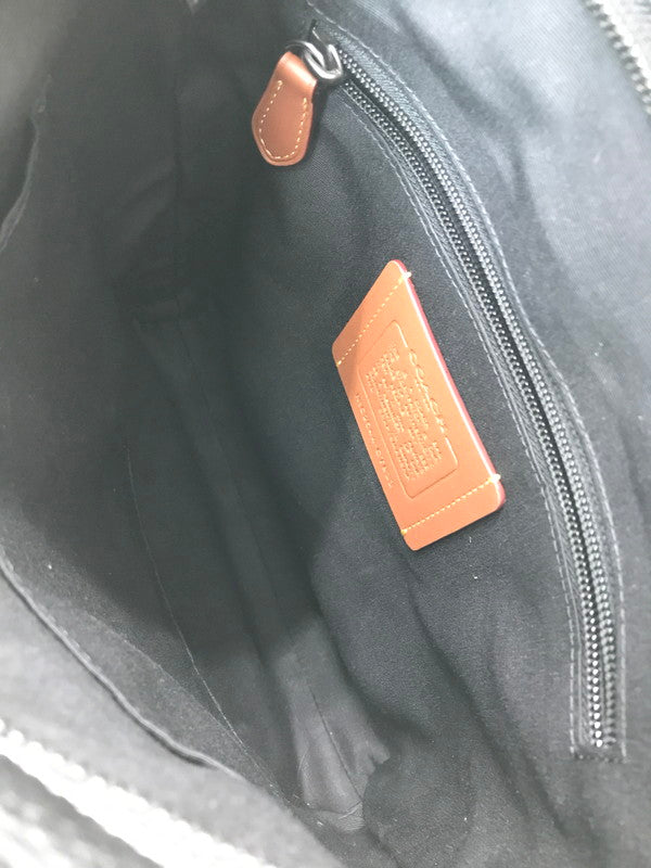【中古品】【メンズ】 COACH コーチ SLIM MESSENGER BAG BLACK CT833 スリム メッセンジャーバッグ カバン 180-260904-rt-23-tagh カラー：ブラック 万代Net店