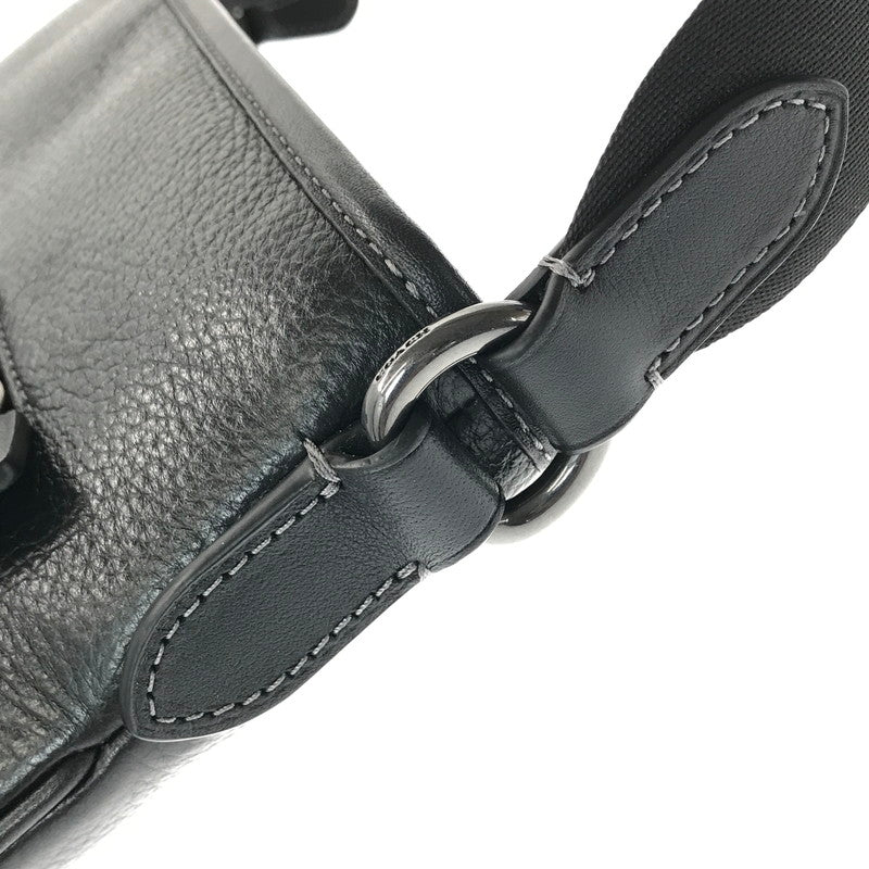 【中古品】【メンズ】 COACH コーチ SLIM MESSENGER BAG BLACK CT833 スリム メッセンジャーバッグ カバン 180-260904-rt-23-tagh カラー：ブラック 万代Net店