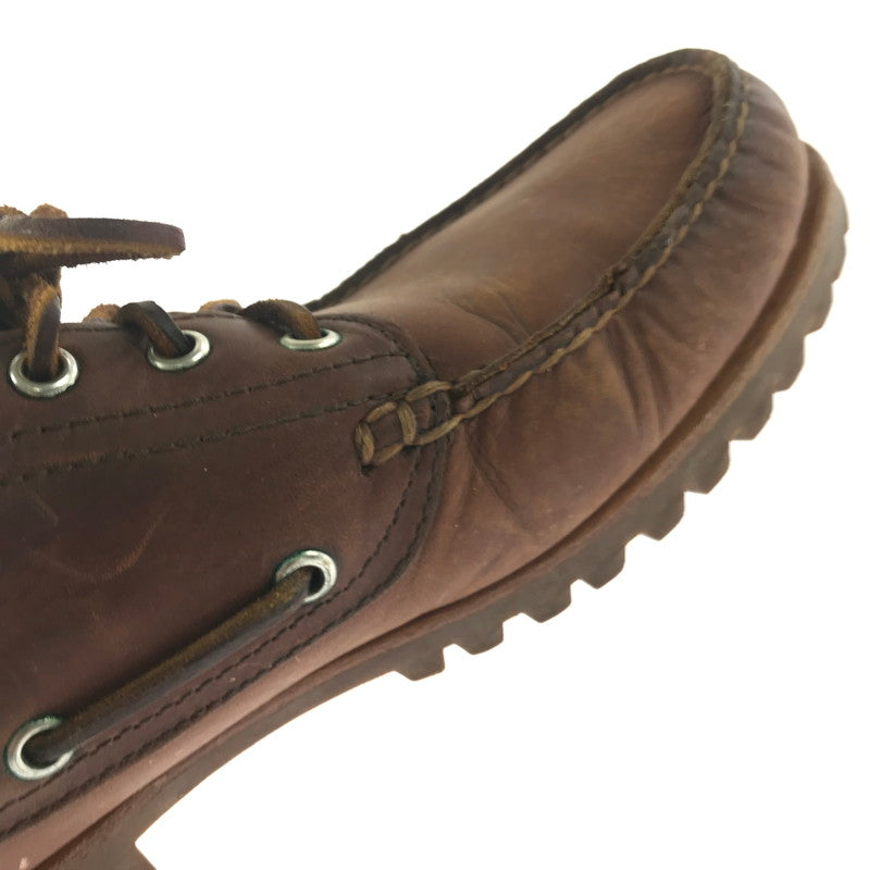【中古品】【メンズ】 TIMBERLAND ティンバーランド AUTHENTICS 3EYE CLASSICLUG TB 0A5S2M F13 オーセンティック 3アイ クラシック ラグ 靴 164-260913-rt-31-tagh サイズ：27cm US9W カラー：ブラウン 万代Net店