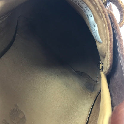 【中古品】【メンズ】 TIMBERLAND ティンバーランド AUTHENTICS 3EYE CLASSICLUG TB 0A5S2M F13 オーセンティック 3アイ クラシック ラグ 靴 164-260913-rt-31-tagh サイズ：27cm US9W カラー：ブラウン 万代Net店
