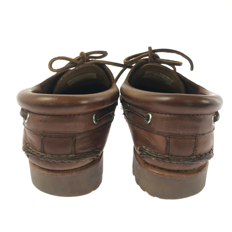 【中古品】【メンズ】 TIMBERLAND ティンバーランド AUTHENTICS 3EYE CLASSICLUG TB 0A5S2M F13 オーセンティック 3アイ クラシック ラグ 靴 164-260913-rt-31-tagh サイズ：27cm US9W カラー：ブラウン 万代Net店