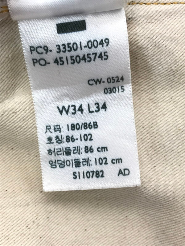 【中古品】【メンズ】 LEVI'S VINTAGE CLOTHING リーバイスビンテージクロージング 1933MODEL DENIM PANTS PC9-33501-0049 デニムパンツ ボトムス 156-260904-rt-49-tagh サイズ：W34 L34 カラー：インディゴ 万代Net店