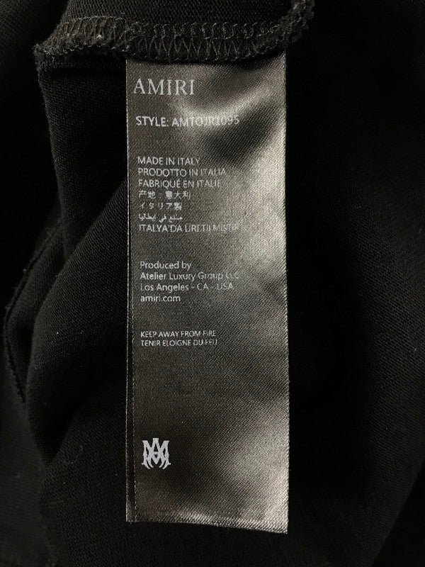 【中古品】【メンズ】 AMIRI アミリ HOPE AND DREAMS T-SHIRT AMTOJR1095 ホープ ＆ ドリーム Tシャツ 半袖Tシャツ トップス 141-260906-rt-01-tagh サイズ：M カラー：ブラック 万代Net店