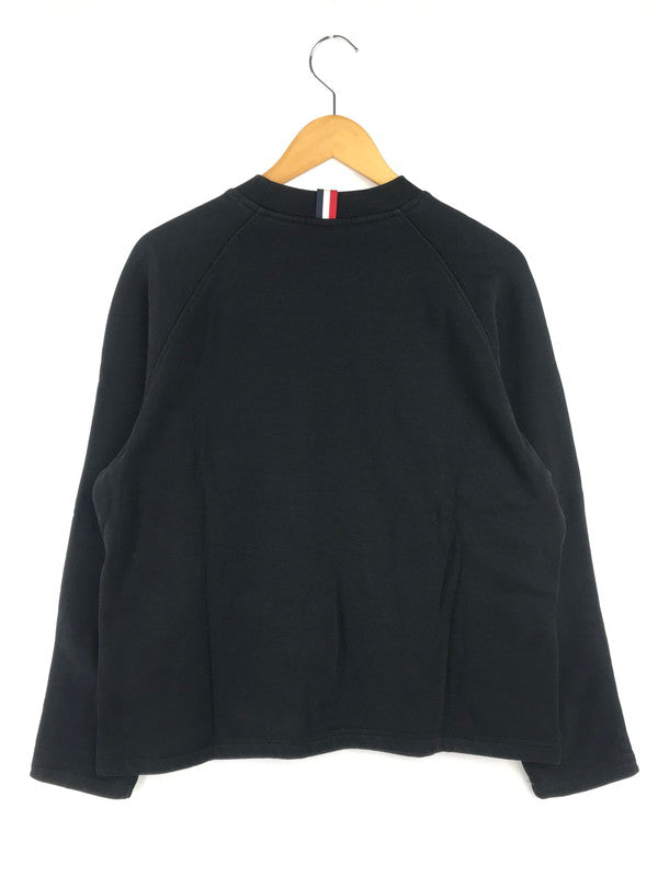 【中古品】【メンズ】 MONCLER モンクレール MAGLIA GIROCOLLO CREWNECK SWEATSHIRT D20918035300 クルーネック スウェットシャツ トレーナー 141-260906-rt-05-tagh サイズ：L カラー：ブラック 万代Net店