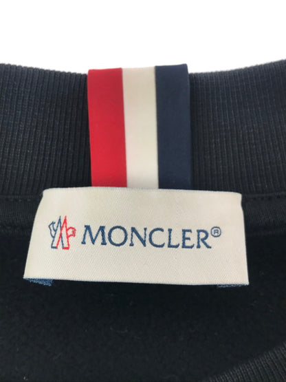 【中古品】【メンズ】 MONCLER モンクレール MAGLIA GIROCOLLO CREWNECK SWEATSHIRT D20918035300 クルーネック スウェットシャツ トレーナー 141-260906-rt-05-tagh サイズ：L カラー：ブラック 万代Net店