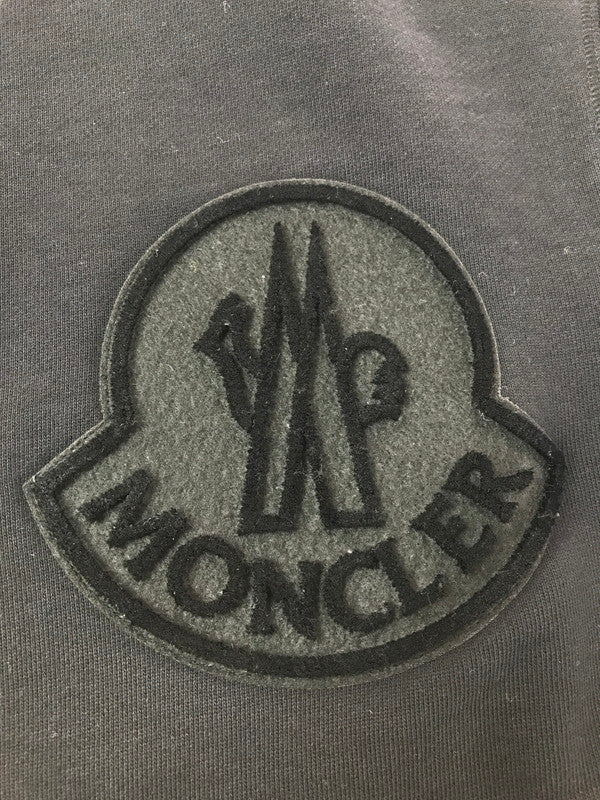 【中古品】【メンズ】 MONCLER モンクレール MAGLIA GIROCOLLO CREWNECK SWEATSHIRT D20918035300 クルーネック スウェットシャツ トレーナー 141-260906-rt-05-tagh サイズ：L カラー：ブラック 万代Net店