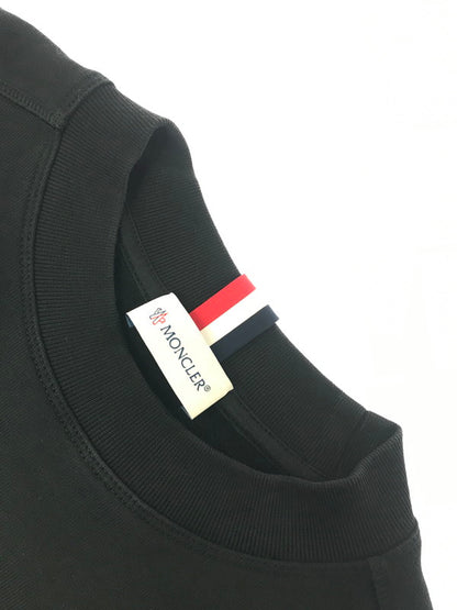 【中古品】【メンズ】 MONCLER モンクレール MAGLIA GIROCOLLO CREWNECK SWEATSHIRT D20918035300 クルーネック スウェットシャツ トレーナー 141-260906-rt-05-tagh サイズ：L カラー：ブラック 万代Net店