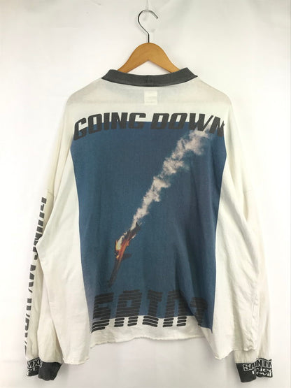 【中古品】【メンズ】 SAINT MICHAEL セント マイケル 23AW L/S TEE GOING WHITE SM-A23-0000-013 23年秋冬 ロングスリーブ Tシャツ 長袖Tシャツ トップス 142-260906-rt-03-tagh サイズ：XL カラー：ホワイト 万代Net店