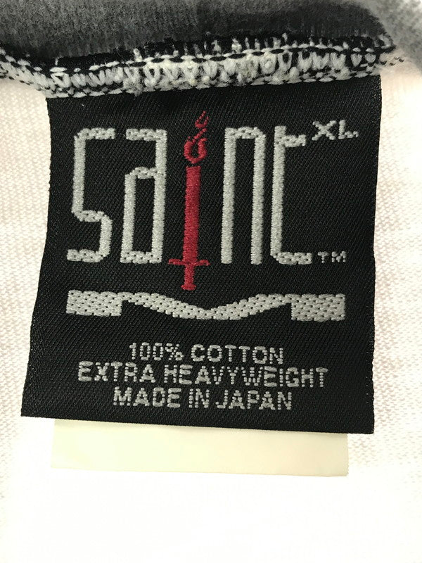 【中古品】【メンズ】 SAINT MICHAEL セント マイケル 23AW L/S TEE GOING WHITE SM-A23-0000-013 23年秋冬 ロングスリーブ Tシャツ 長袖Tシャツ トップス 142-260906-rt-03-tagh サイズ：XL カラー：ホワイト 万代Net店