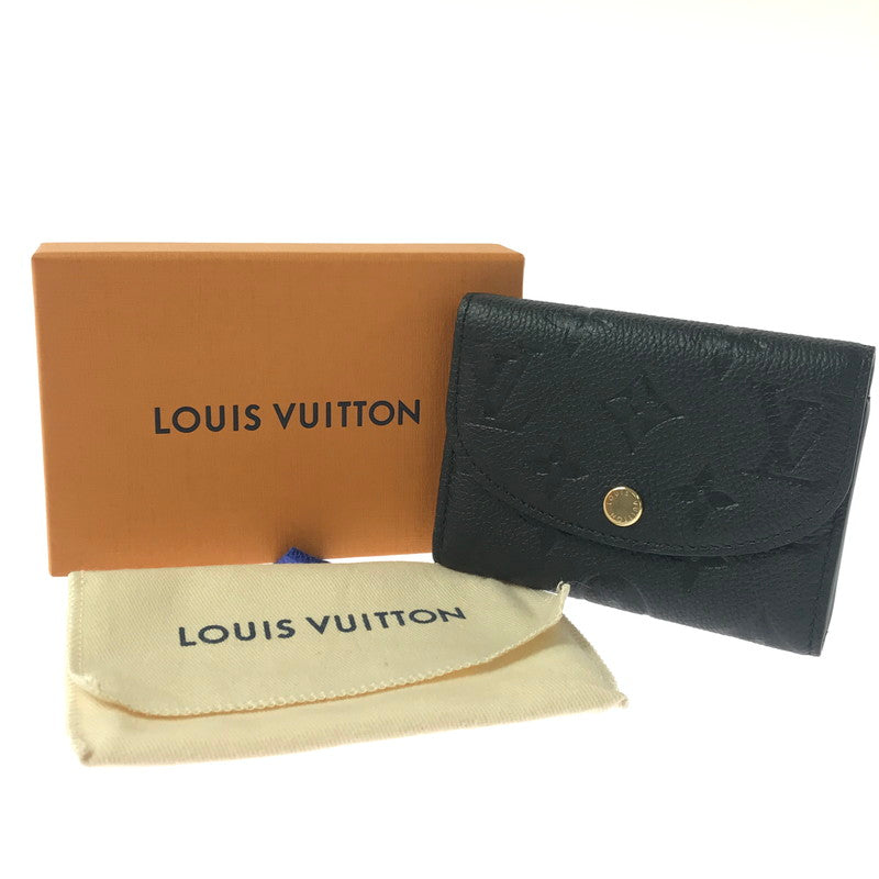 【中古美品】【レディース】 LOUIS VUITTON ルイ・ヴィトン ポルトモネ ロザリ M81455 コインケース 財布 179-260908-na-10-tagh カラー：ブラック 万代Net店