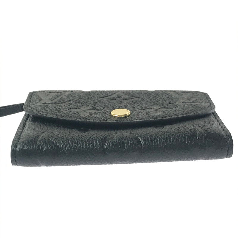 【中古美品】【レディース】 LOUIS VUITTON ルイ・ヴィトン ポルトモネ ロザリ M81455 コインケース 財布 179-260908-na-10-tagh カラー：ブラック 万代Net店