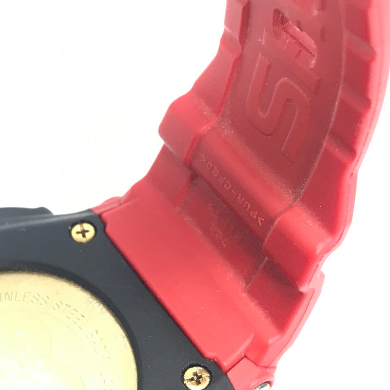 【中古品】【メンズ】 G-SHOCK ジーショック TOUGH SOLAR 30TH ANNIVERSARY MUDMAN GW-9330A-4JR タフソーラー Gショック30周年記念 ライジングレッド 腕時計 時計 196-260915-ki-03-tagh カラー：RED 万代Net店