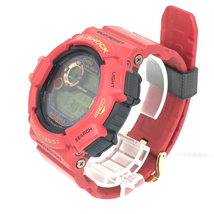 【中古品】【メンズ】 G-SHOCK ジーショック TOUGH SOLAR 30TH ANNIVERSARY MUDMAN GW-9330A-4JR タフソーラー Gショック30周年記念 ライジングレッド 腕時計 時計 196-260915-ki-03-tagh カラー：RED 万代Net店