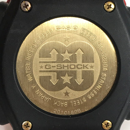 【中古品】【メンズ】 G-SHOCK ジーショック TOUGH SOLAR 30TH ANNIVERSARY MUDMAN GW-9330A-4JR タフソーラー Gショック30周年記念 ライジングレッド 腕時計 時計 196-260915-ki-03-tagh カラー：RED 万代Net店