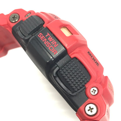 【中古品】【メンズ】 G-SHOCK ジーショック TOUGH SOLAR 30TH ANNIVERSARY MUDMAN GW-9330A-4JR タフソーラー Gショック30周年記念 ライジングレッド 腕時計 時計 196-260915-ki-03-tagh カラー：RED 万代Net店