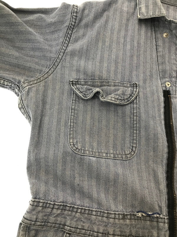 【現状渡し品】【メンズ】 BIG BEN BY WRANGLER ビッグベン バイ ラングラー 70～80's ALL IN ONE HERRING BONE TWILL USA製 オールインワン ヴィンテージ 157-260913-rt-10-tagh サイズ：42 カラー：インディゴ 万代Net店