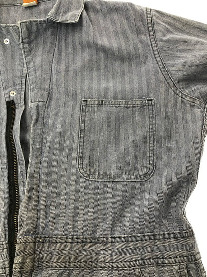 【現状渡し品】【メンズ】 BIG BEN BY WRANGLER ビッグベン バイ ラングラー 70～80's ALL IN ONE HERRING BONE TWILL USA製 オールインワン ヴィンテージ 157-260913-rt-10-tagh サイズ：42 カラー：インディゴ 万代Net店