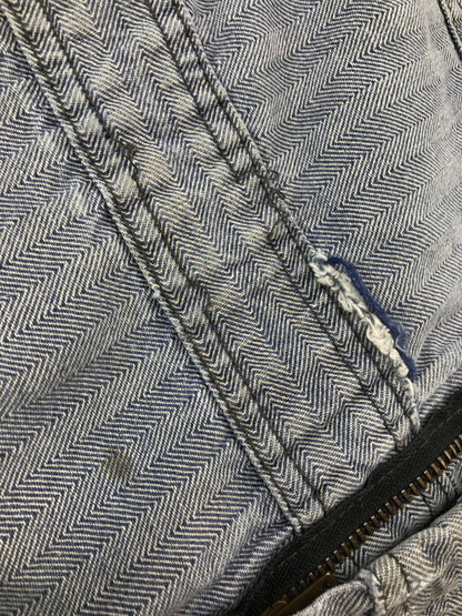【現状渡し品】【メンズ】 BIG BEN BY WRANGLER ビッグベン バイ ラングラー 70～80's ALL IN ONE HERRING BONE TWILL USA製 オールインワン ヴィンテージ 157-260913-rt-10-tagh サイズ：42 カラー：インディゴ 万代Net店