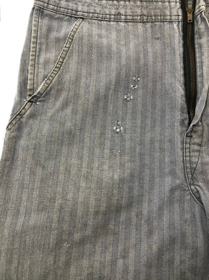【現状渡し品】【メンズ】 BIG BEN BY WRANGLER ビッグベン バイ ラングラー 70～80's ALL IN ONE HERRING BONE TWILL USA製 オールインワン ヴィンテージ 157-260913-rt-10-tagh サイズ：42 カラー：インディゴ 万代Net店
