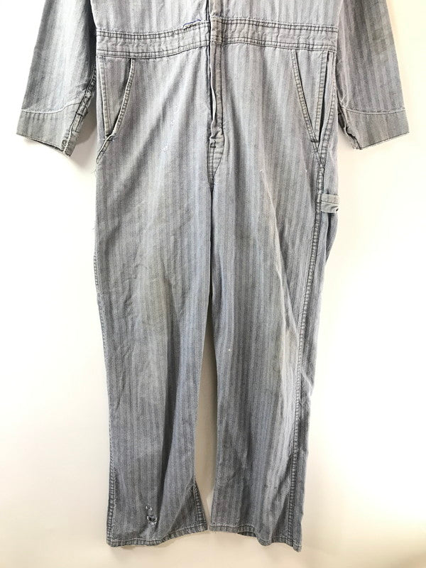 【現状渡し品】【メンズ】 BIG BEN BY WRANGLER ビッグベン バイ ラングラー 70～80's ALL IN ONE HERRING BONE TWILL USA製 オールインワン ヴィンテージ 157-260913-rt-10-tagh サイズ：42 カラー：インディゴ 万代Net店
