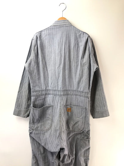 【現状渡し品】【メンズ】 BIG BEN BY WRANGLER ビッグベン バイ ラングラー 70～80's ALL IN ONE HERRING BONE TWILL USA製 オールインワン ヴィンテージ 157-260913-rt-10-tagh サイズ：42 カラー：インディゴ 万代Net店