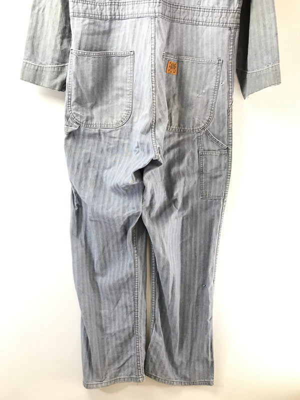 【現状渡し品】【メンズ】 BIG BEN BY WRANGLER ビッグベン バイ ラングラー 70～80's ALL IN ONE HERRING BONE TWILL USA製 オールインワン ヴィンテージ 157-260913-rt-10-tagh サイズ：42 カラー：インディゴ 万代Net店