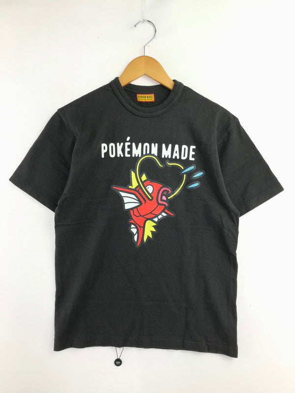 【中古美品】【メンズ】 HUMAN MADE ヒューマンメード×POKEMON MADE ポケモン PRINT T-SHIRT XX31TE022 コイキング プリント Tシャツ 半袖Tシャツ 142-260920-na-03-tagh サイズ：M カラー：ブラック 万代Net店