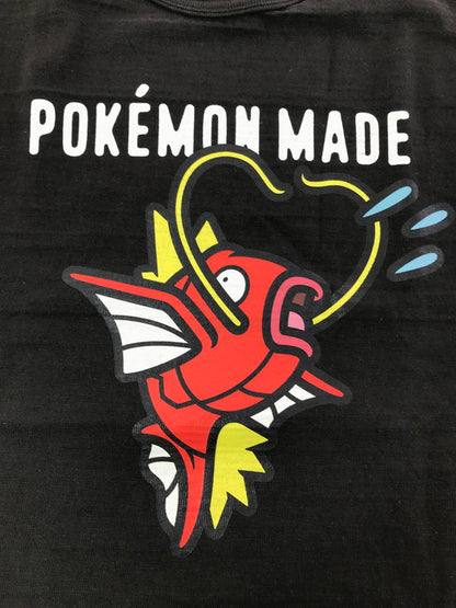 【中古美品】【メンズ】 HUMAN MADE ヒューマンメード×POKEMON MADE ポケモン PRINT T-SHIRT XX31TE022 コイキング プリント Tシャツ 半袖Tシャツ 142-260920-na-03-tagh サイズ：M カラー：ブラック 万代Net店