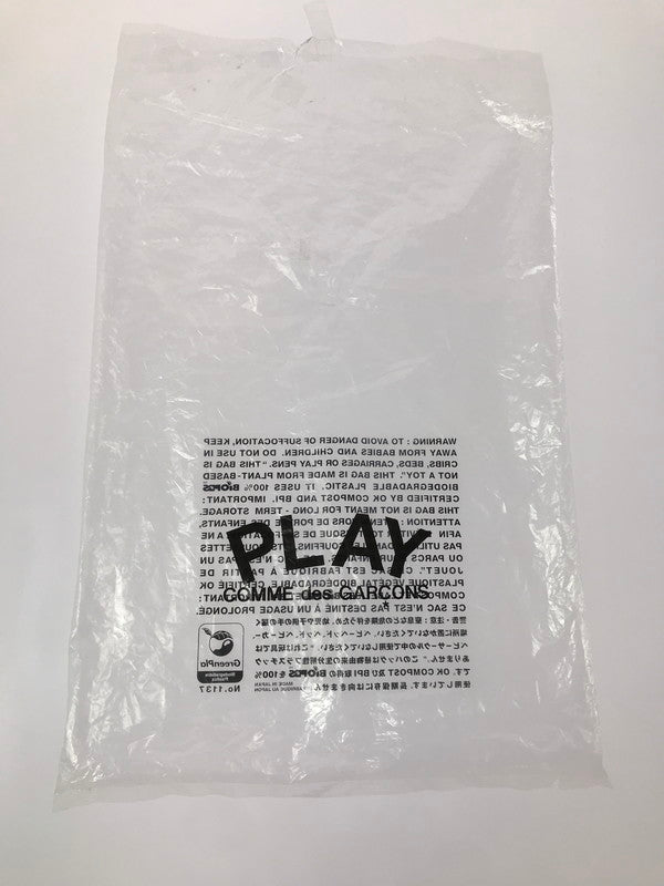 【中古美品】【メンズ】 PLAY COMME DES GARCONS プレイコムデギャルソン BIG HEART T-SHIRT AX-T070 AD2026 ビックハート プリント Tシャツ 半袖Tシャツ 140-260920-na-01-tagh サイズ：M カラー：ホワイト 万代Net店