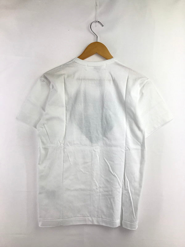 【中古美品】【メンズ】 PLAY COMME DES GARCONS プレイコムデギャルソン BIG HEART T-SHIRT AX-T070 AD2026 ビックハート プリント Tシャツ 半袖Tシャツ 140-260920-na-01-tagh サイズ：M カラー：ホワイト 万代Net店