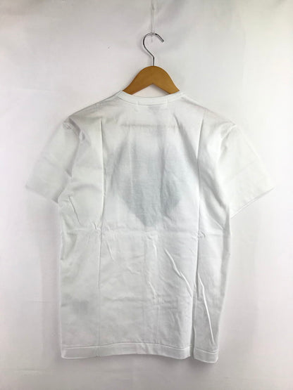 【中古美品】【メンズ】 PLAY COMME DES GARCONS プレイコムデギャルソン BIG HEART T-SHIRT AX-T070 AD2026 ビックハート プリント Tシャツ 半袖Tシャツ 140-260920-na-01-tagh サイズ：M カラー：ホワイト 万代Net店