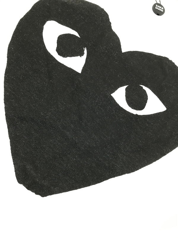 【中古美品】【メンズ】 PLAY COMME DES GARCONS プレイコムデギャルソン BIG HEART T-SHIRT AX-T070 AD2026 ビックハート プリント Tシャツ 半袖Tシャツ 140-260920-na-01-tagh サイズ：M カラー：ホワイト 万代Net店