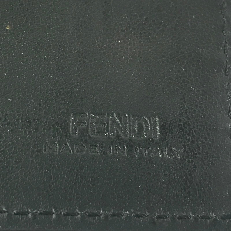 【中古品】【メンズ】 FENDI フェンディ 7M0281 モンスター バグズ アイ マネークリップ 財布 181-260908-na-13-tagh カラー：ブラック 万代Net店