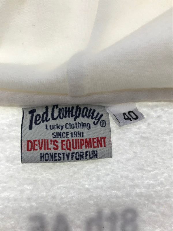 【中古品】【メンズ】 TED COMPANY テッド カンパニー U,S,AIR FORCE ZIP UP HOODIE ユーエス エアフォース ジップ アップ フーディー パーカー 145-260904-rt-47-tagh サイズ：40 カラー：ホワイト 万代Net店