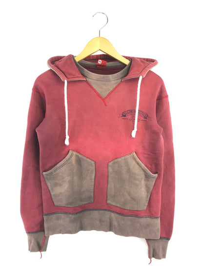 【現状渡し品】【メンズ】 STUDIO D'ARTISAN ステュディオ・ダ・ルチザン HOODIE RED 後付け フーディー パーカー 長袖 トップス 145-260906-rt-12-tagh サイズ：S カラー：レッド 万代Net店